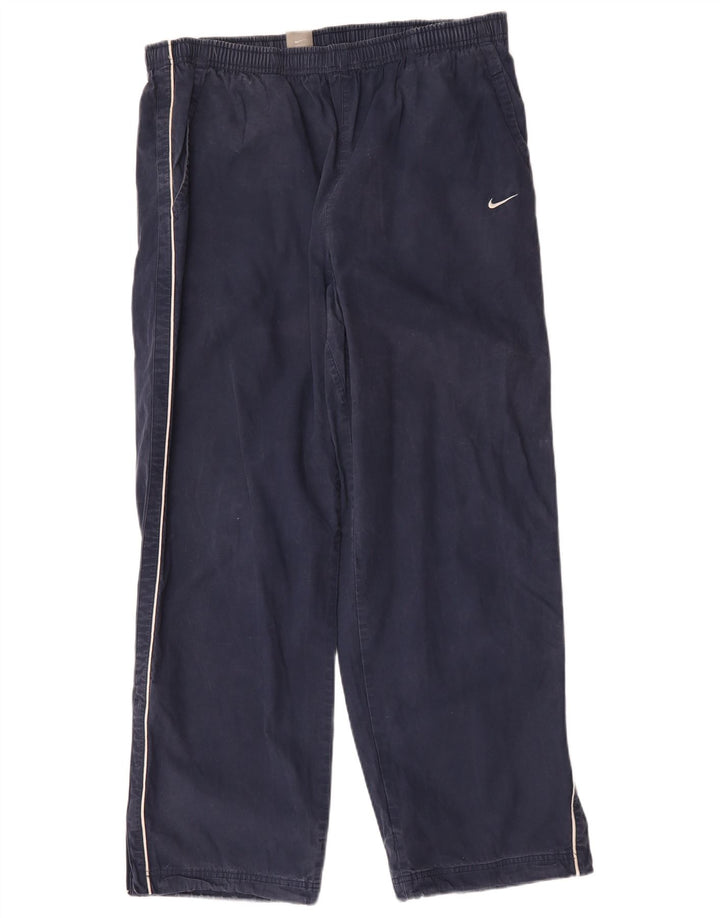 Pantaloni da tuta Nike da uomo XL in poliestere blu navy