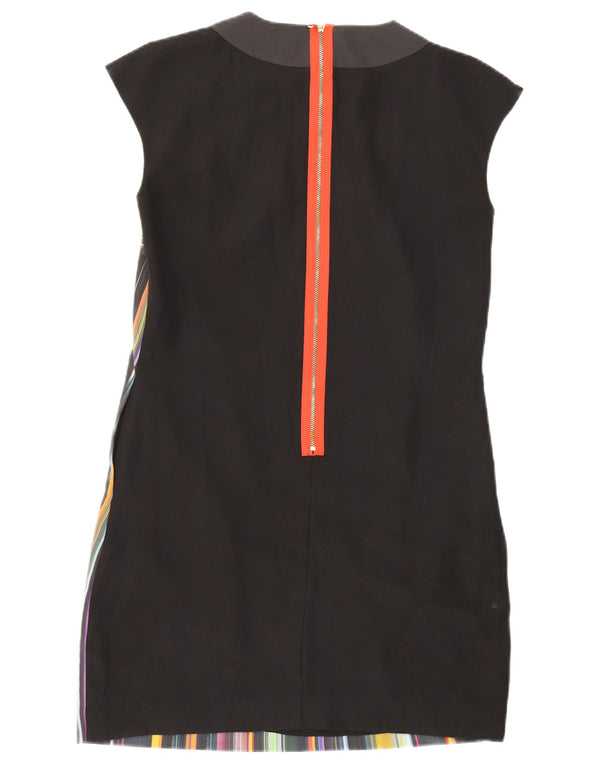 TED BAKER Abito tubino senza maniche da donna taglia 1 XS poliestere a righe nere