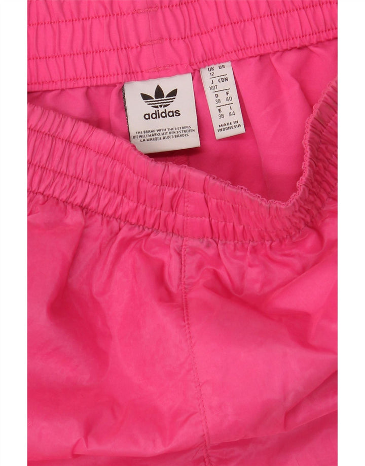 Pantaloncini sportivi Adidas da donna UK 12 poliestere rosa medio