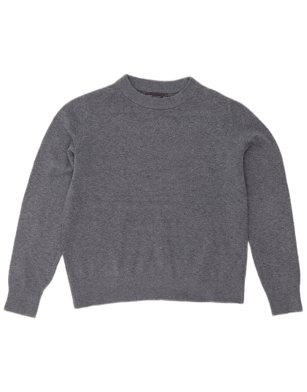 Maglione maglione con scollo a barca da donna Marks & Spencer UK 10 piccolo blu navy