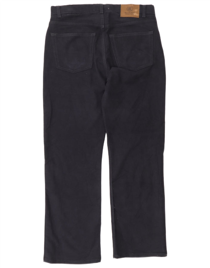 Pantaloni casual Marks & Spencer da uomo Blue Harbour W32 L29 Blu Navy