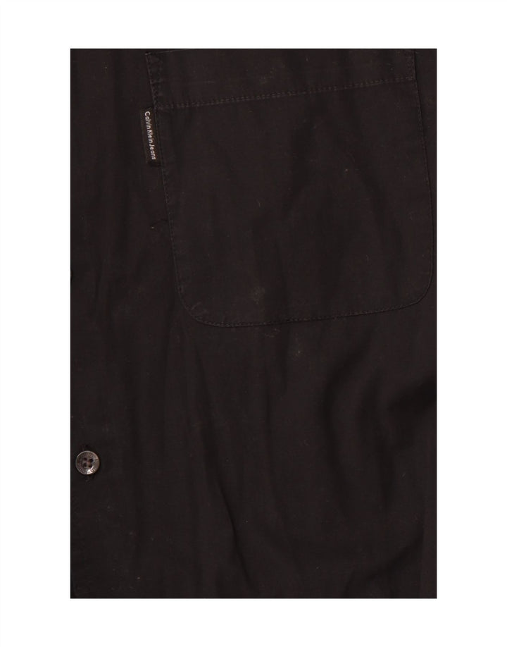 CALVIN KLEIN Camicia da uomo grande nera