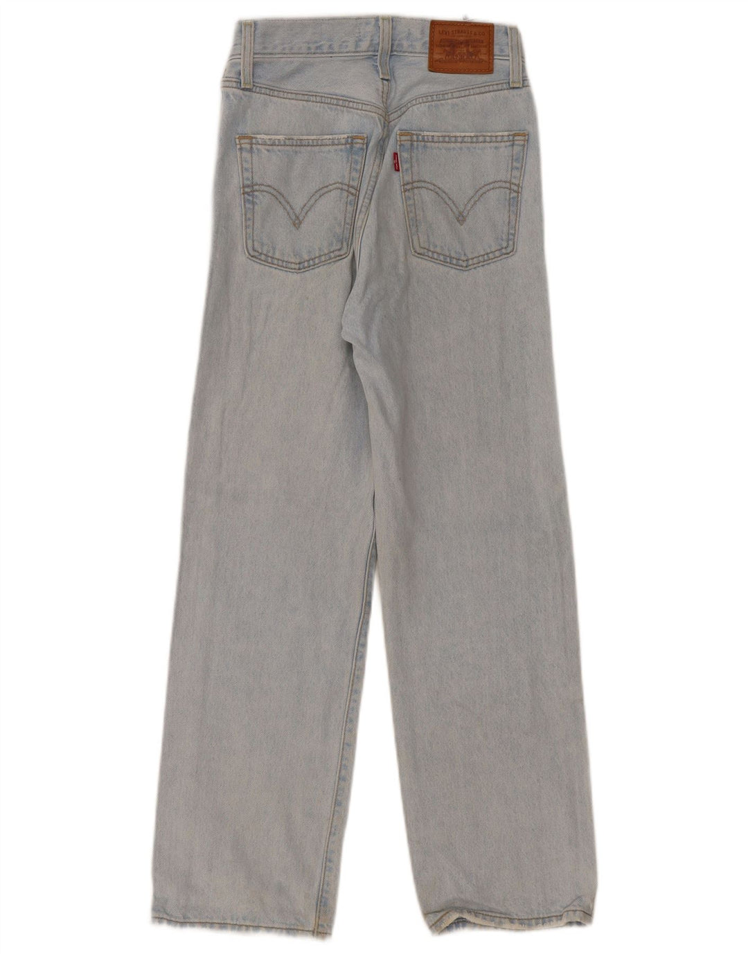 Jeans dritti Ribcage da donna Levi's W23 L27 cotone blu