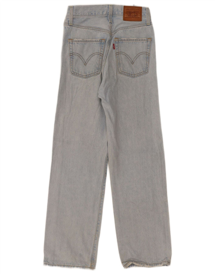 Jeans dritti Ribcage da donna Levi's W23 L27 cotone blu