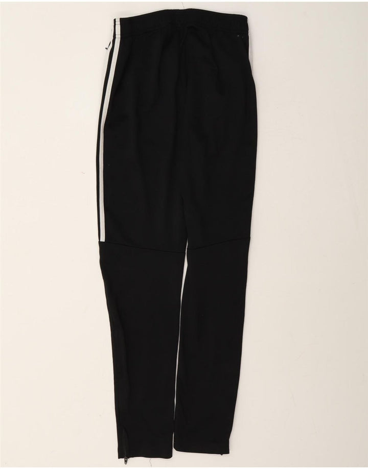 Pantaloni da tuta Adidas da ragazzo Dri Fit 13-14 anni in poliestere nero