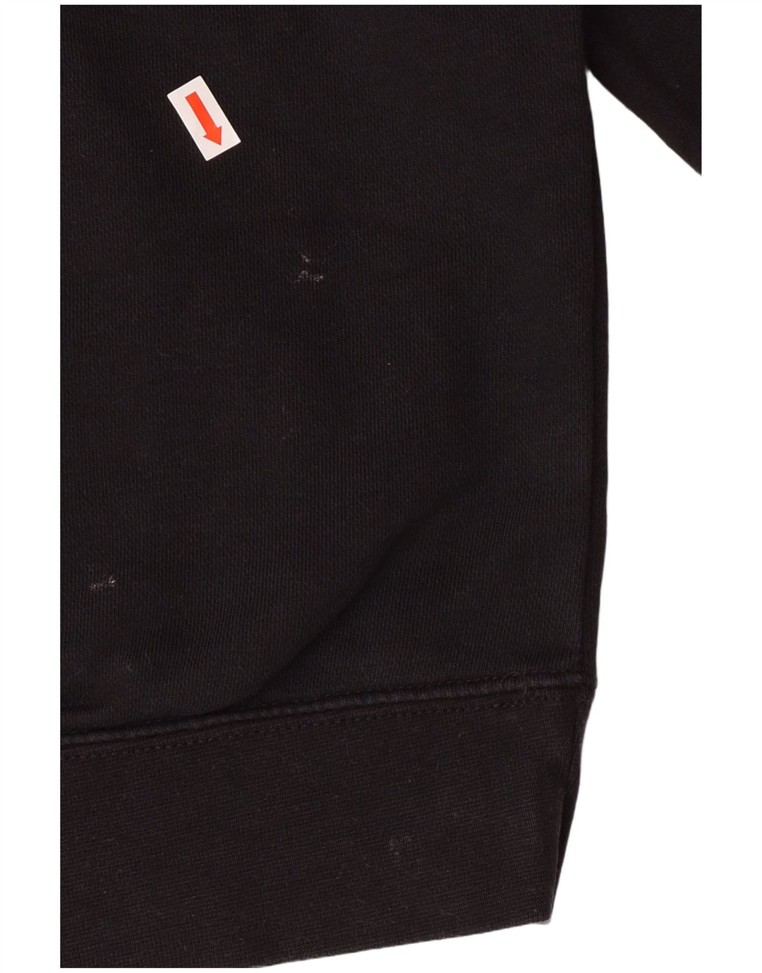 Felpa con cappuccio oversize da donna Nike UK 10 piccola in cotone nero