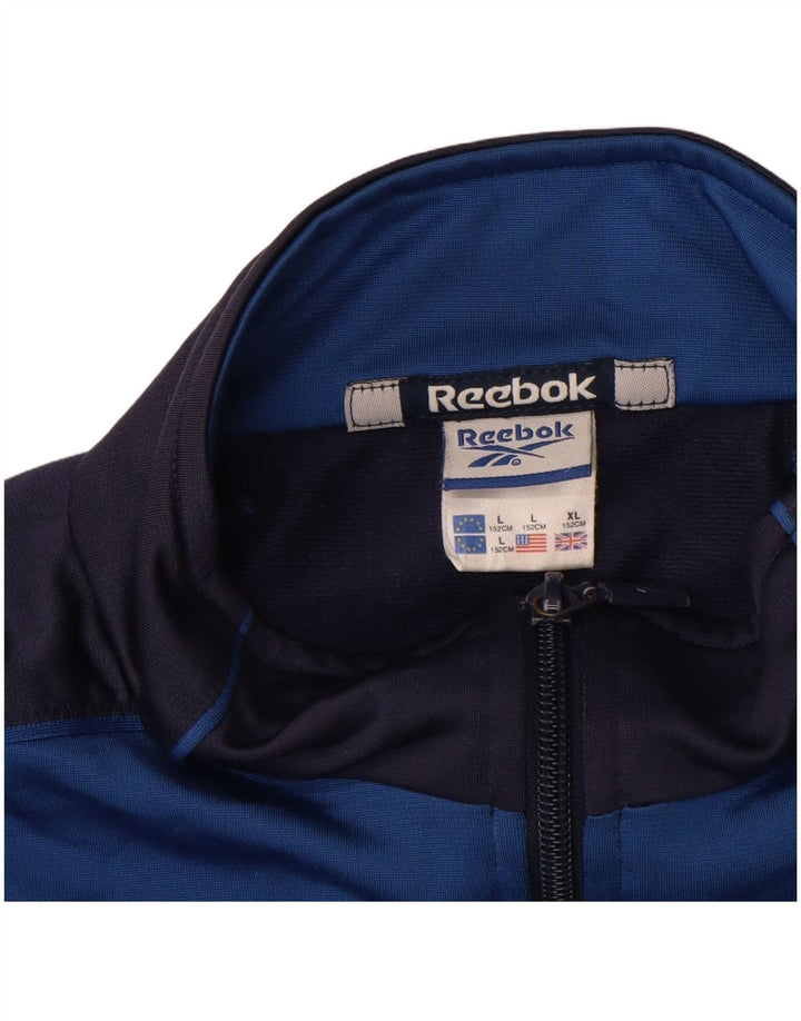 Giacca Reebok da ragazzo, tuta da ginnastica, 11-12 anni, XL, colore blu navy