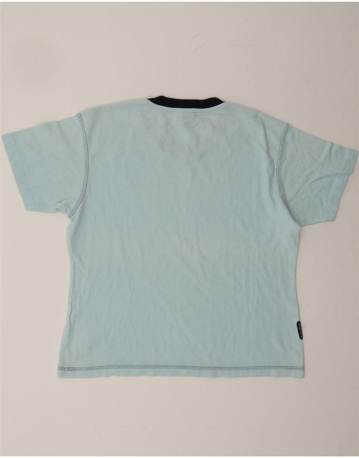 ASICS Womens T-Shirt Top UK 18 XL Blue Cotton Vintage Asics and Second-Hand Asics from Messina Hembry 