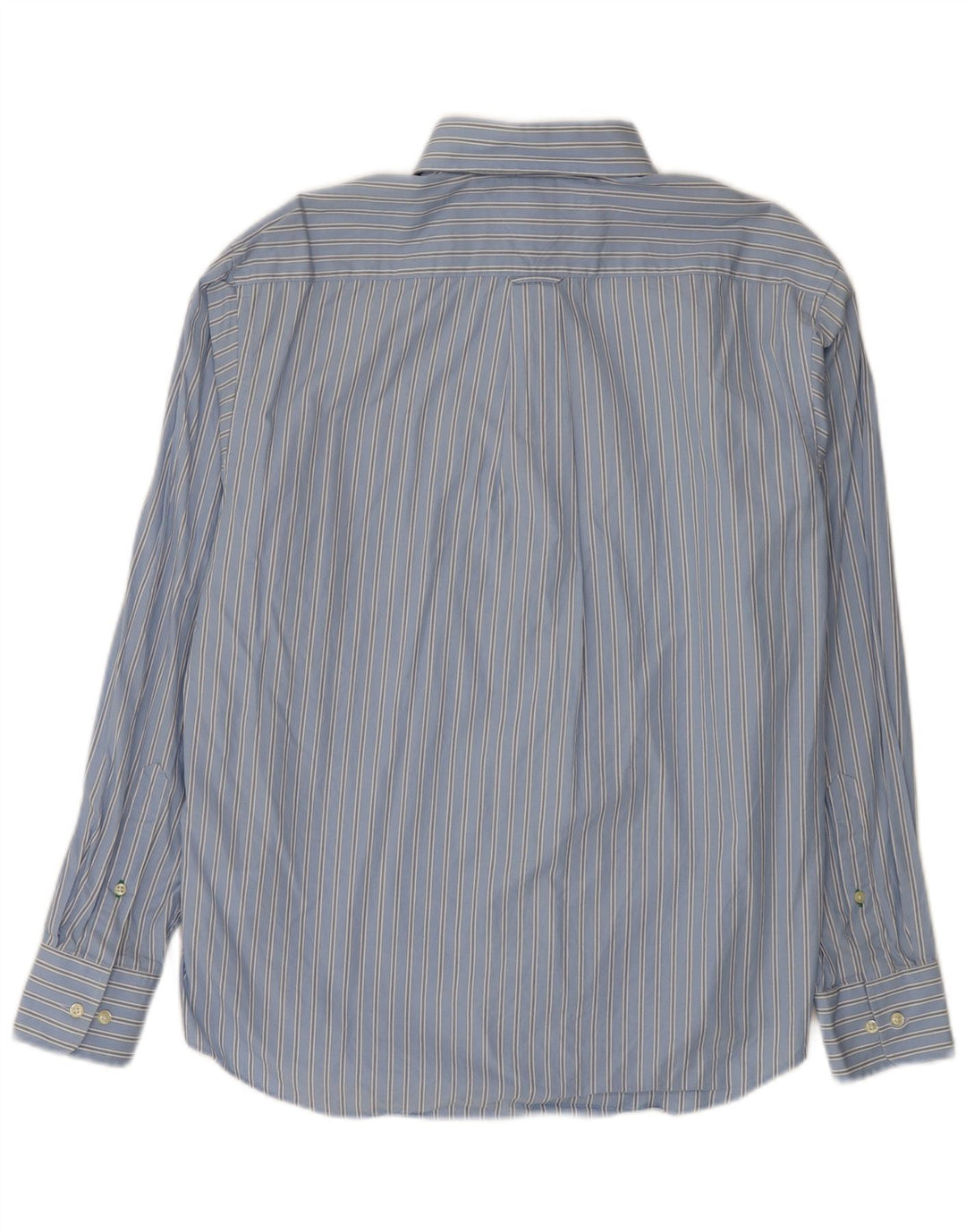 Camicia da uomo Tommy Hilfiger taglia 16 grande cotone a righe blu