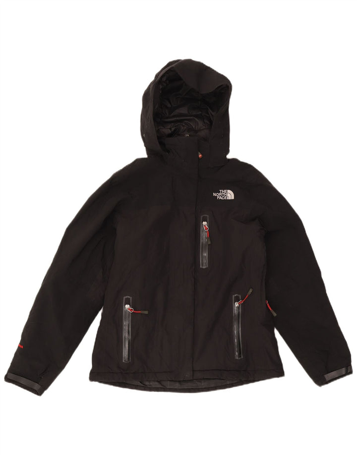 Giacca antipioggia con cappuccio da donna The North Face UK 10 Small Nylon nero