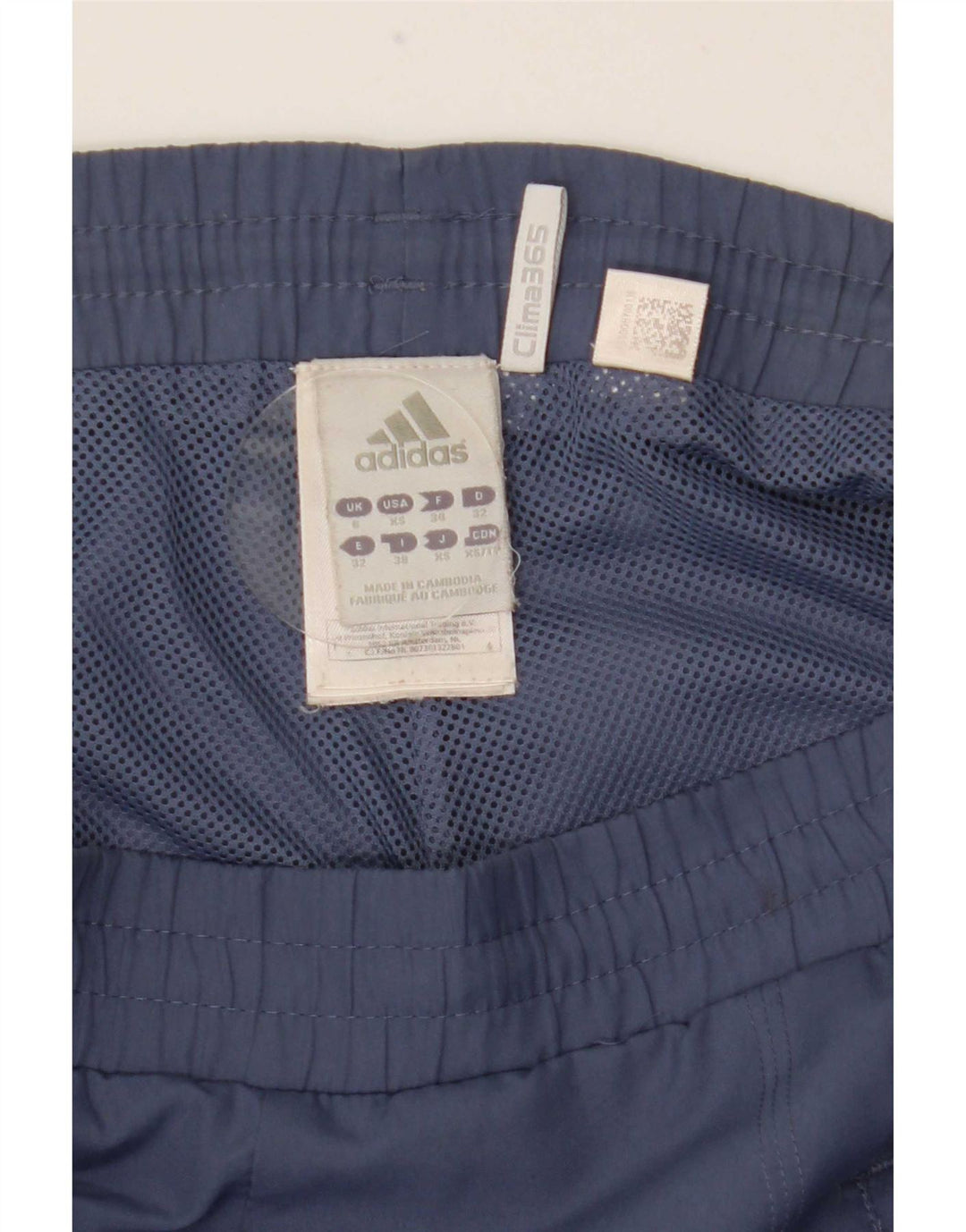 Pantaloni della tuta da donna Adidas UK 6 XS poliestere blu navy