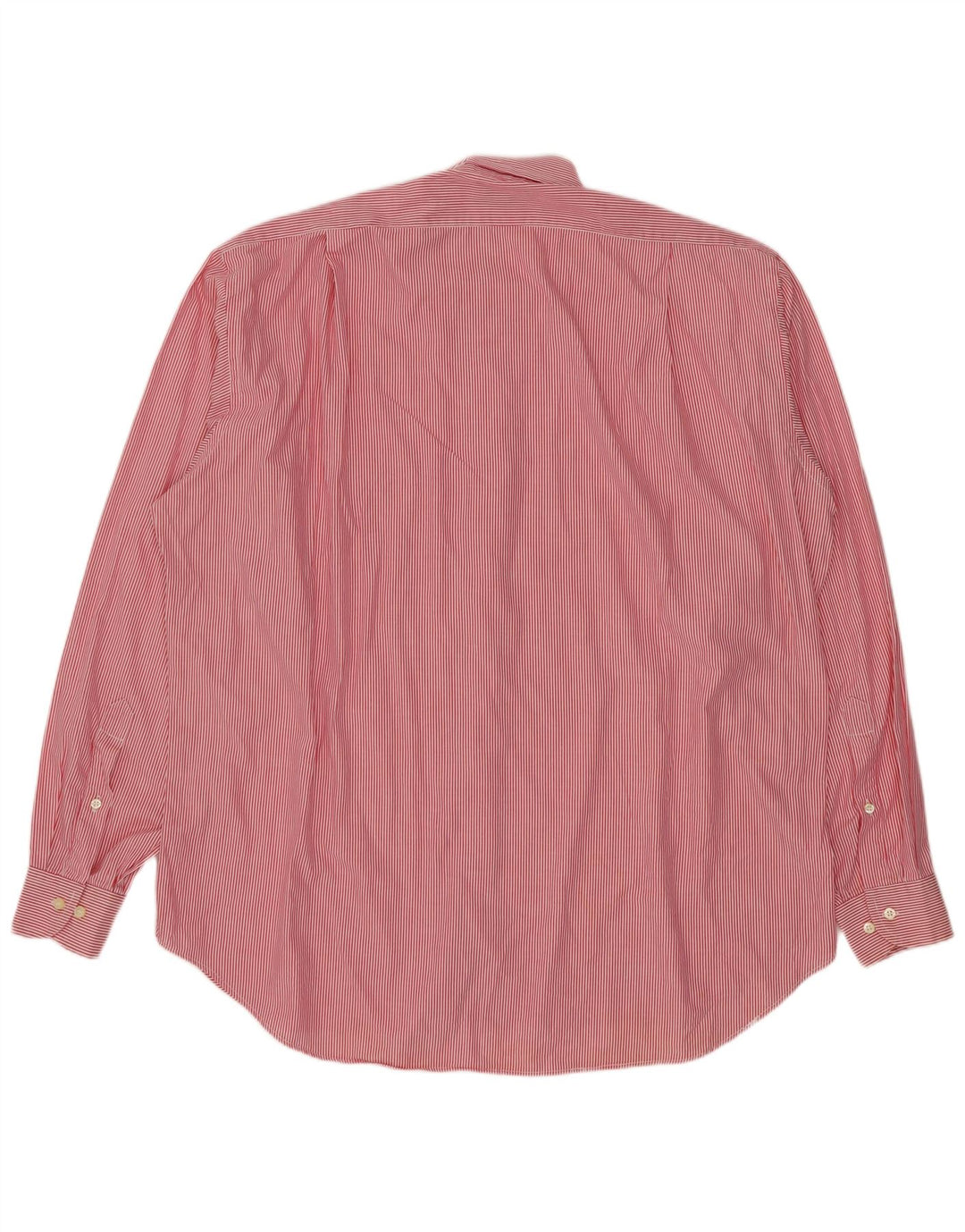 Camicia da uomo LANCETTI Taglia 43 17 XL Gessato rosso