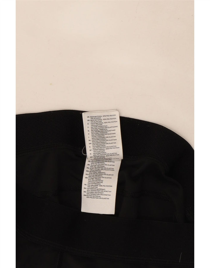 Leggings grafici da donna Adidas UK 12/14 Poliestere nero medio