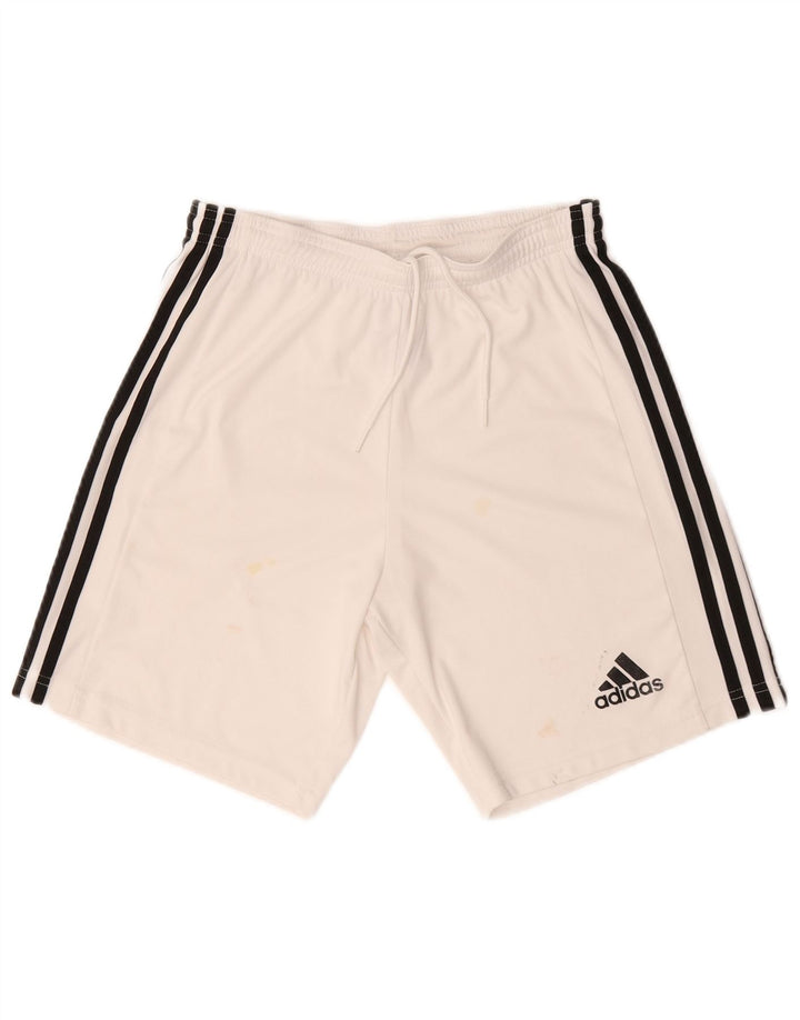 Pantaloncini sportivi Adidas Aeroready da uomo XS poliestere bianco