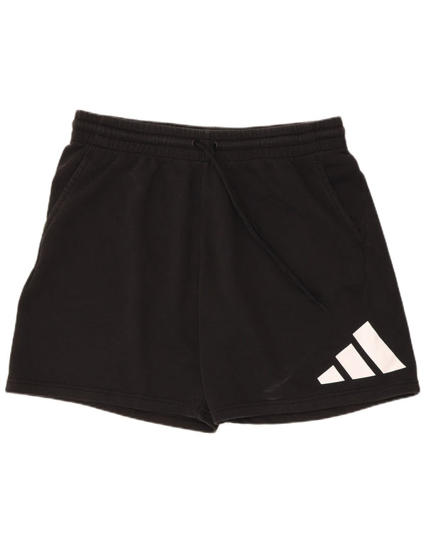 Pantaloncini sportivi grafici da uomo Adidas XL in cotone nero