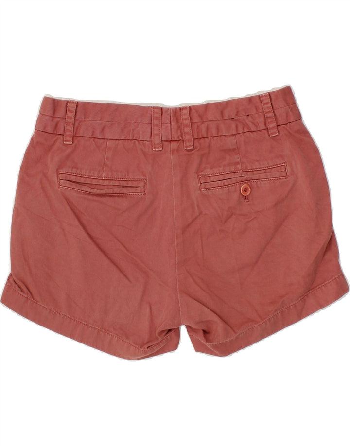 J. CREW Womens Hot Pants US 0 XS W28 Maroon Cotton Vintage J. Crew and Second-Hand J. Crew from Messina Hembry 