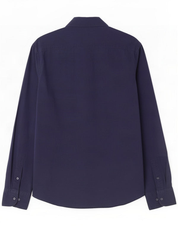 Massimo Dutti Camicia da uomo XL Blu navy in cotone