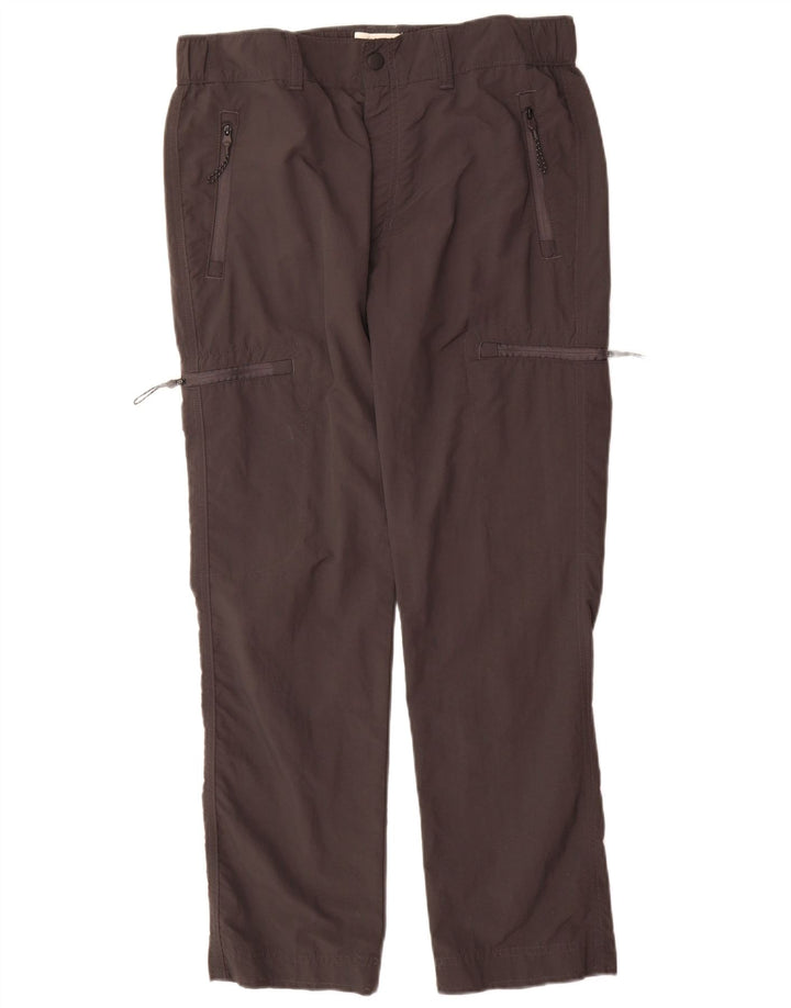 Pantaloni cargo dritti da uomo Marks & Spencer W32 L29 Poliammide grigio