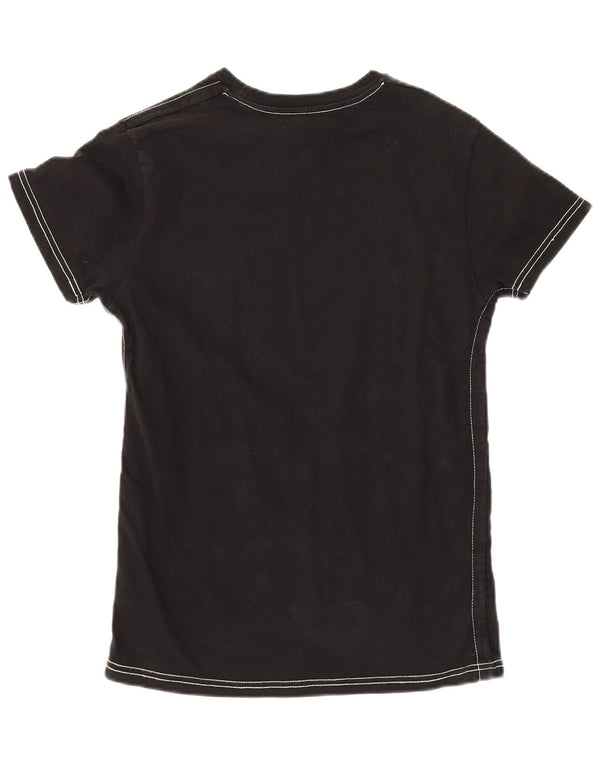 T-shirt grafica da donna Levi's Top UK 12 cotone nero medio