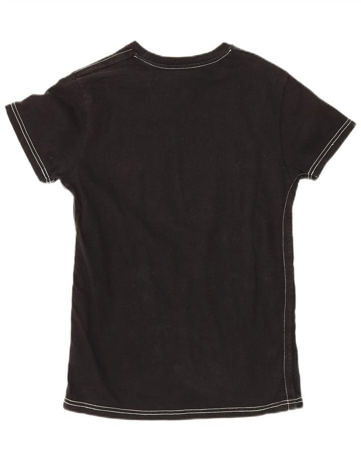 T-shirt grafica da donna Levi's Top UK 12 cotone nero medio
