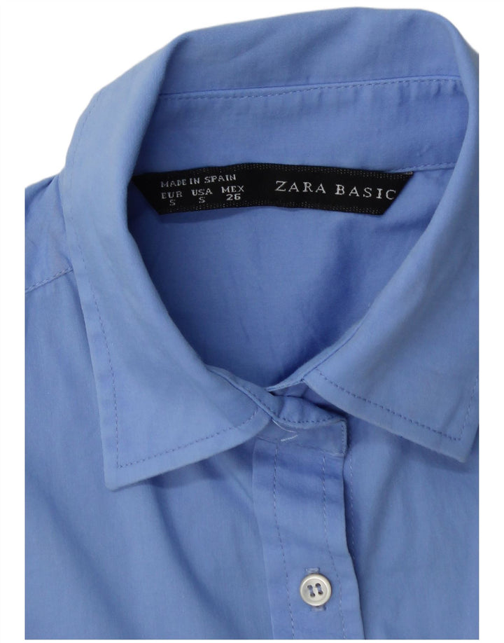 Camicia Zara da donna UK 10 piccola blu