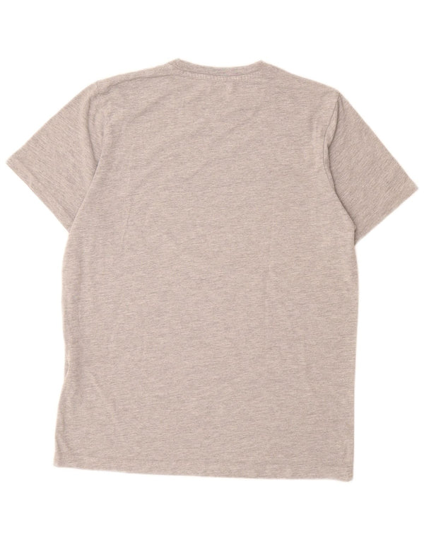 ALPHA INDUSTRIES T-shirt grafica da uomo Top piccola in cotone grigio