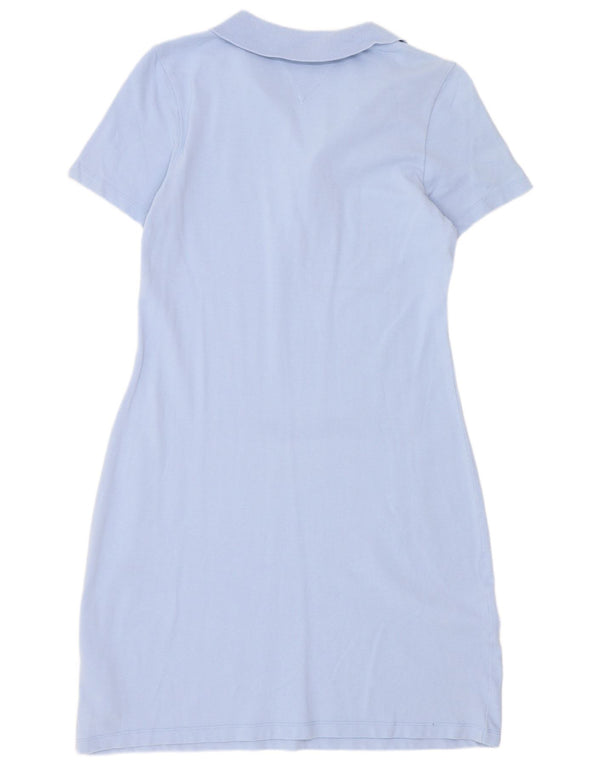 Abito polo slim fit da donna Tommy Hilfiger UK 14 grande cotone blu