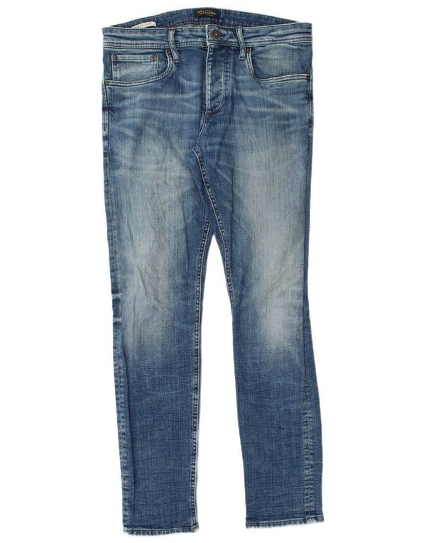 Jack & Jones Uomo GLENN Slim Jeans W33 L32 Blu