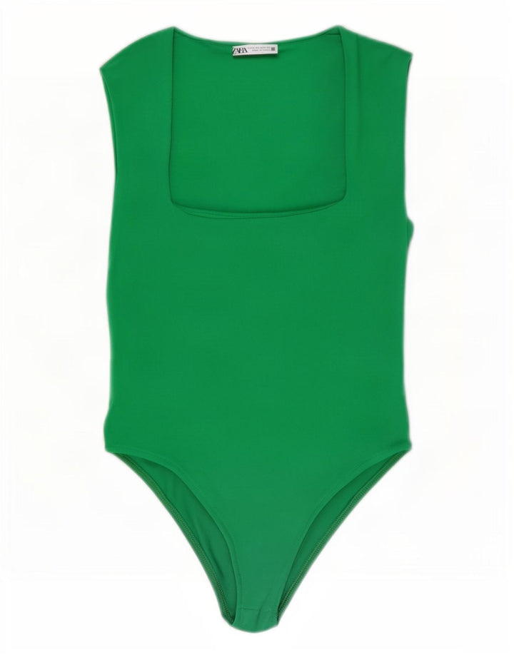 Body Zara da donna UK 12 verde medio