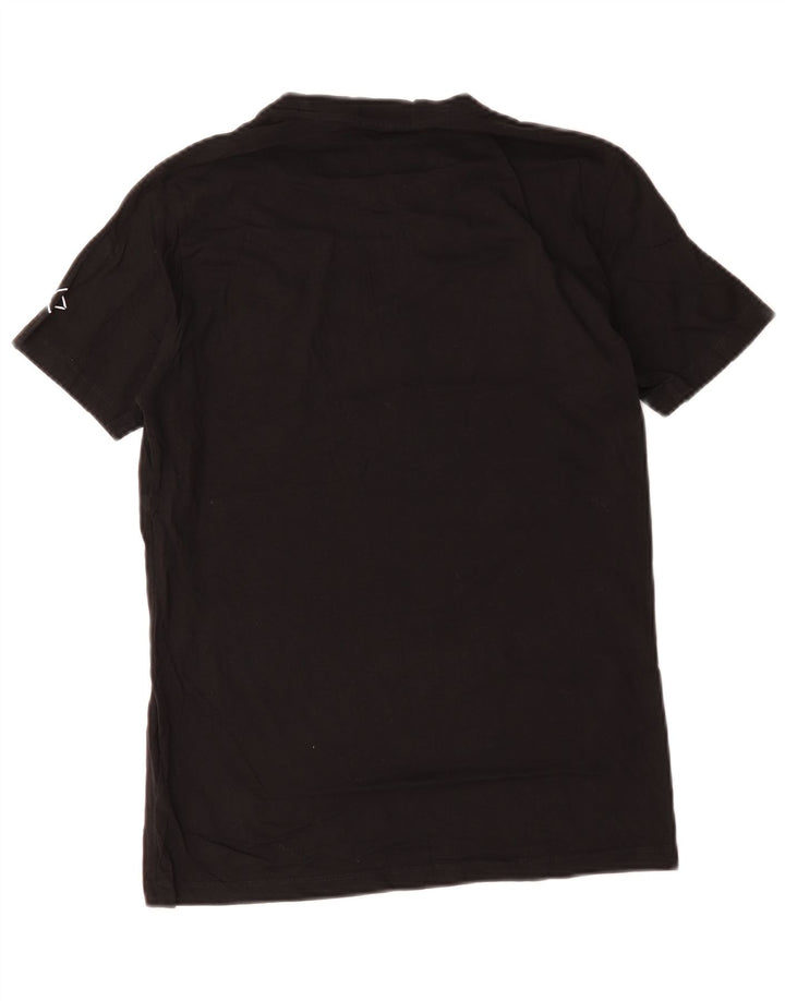 T-shirt grafica da uomo Replay Top in cotone nero medio