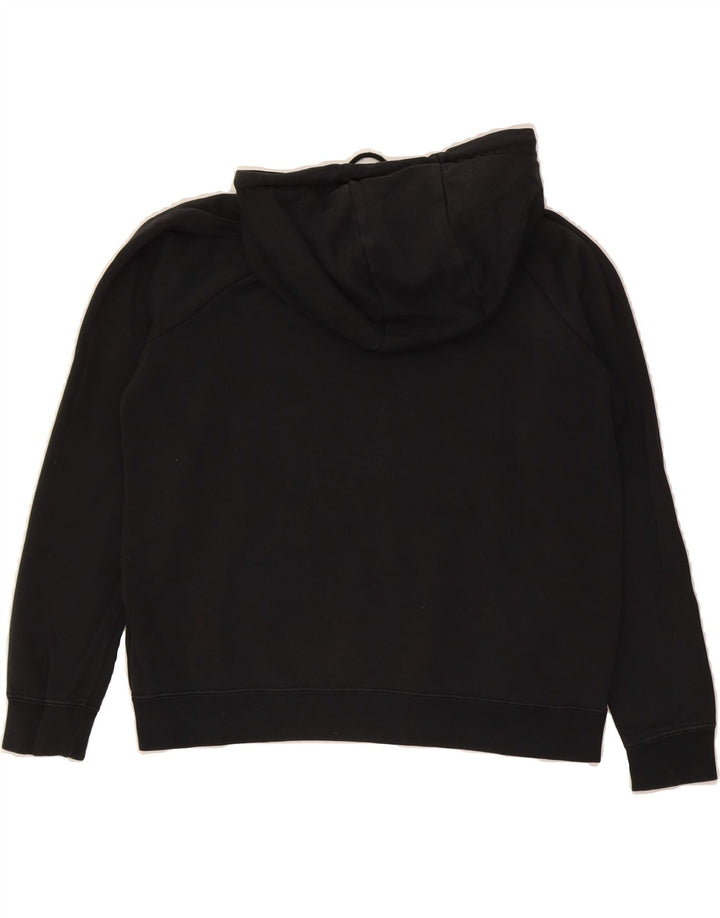 NIKE Womens Hoodie Jumper UK 14 Medium Black Cotton Vintage Nike and Second-Hand Nike from Messina Hembry 