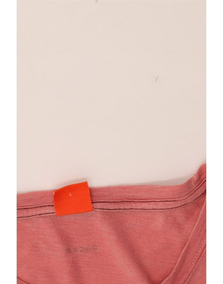 T-shirt grafica da uomo HUGO BOSS grande rosa