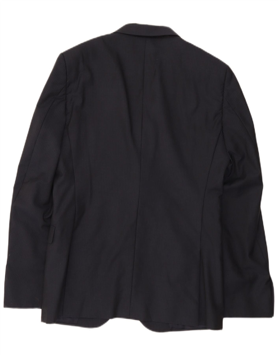 Giacca blazer da uomo a 2 bottoni Calvin Klein IT 48 medio blu navy gessato
