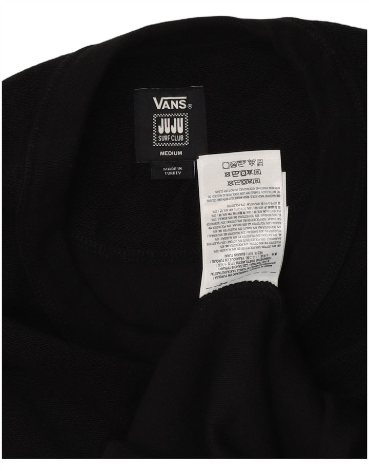 Felpa grafica da uomo Vans, maglione, cotone nero medio