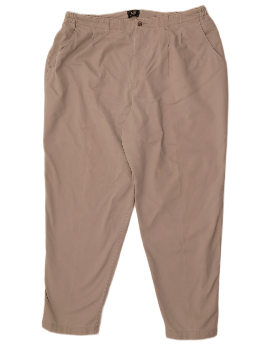 Pantaloni chino con pegging da donna Lee US 20 3XL W40 L28 Beige