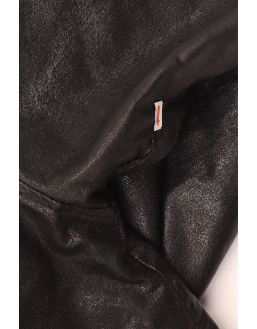 VINTAGE Mens Leather Jacket UK 41/43  Large Black Leather