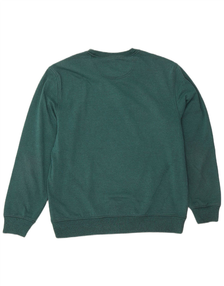 Felpa da uomo IZOD maglione verde medio in poliestere