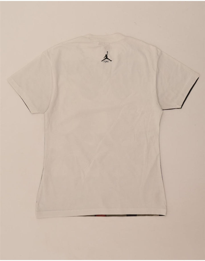 T-shirt grafica Jordan da uomo Michael Jordan, piccola, bianca