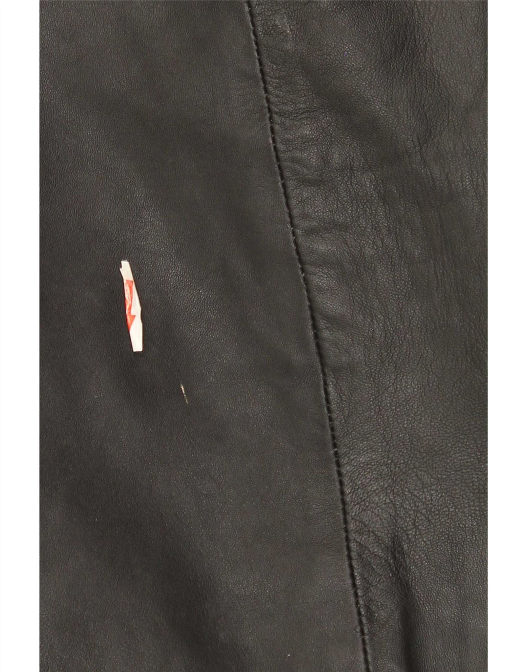 Giacca blazer in pelle da uomo vintage UK 42 XL nera