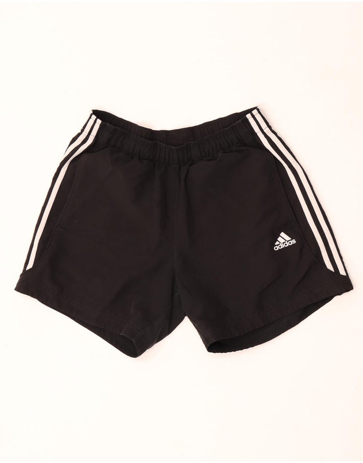 Pantaloncini sportivi Adidas Climalite da uomo medio poliestere nero