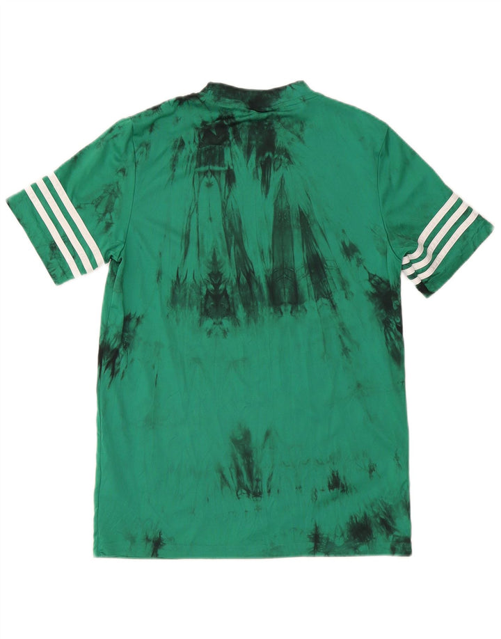 T-shirt da uomo Adidas Top XS verde Tie Dye in poliestere