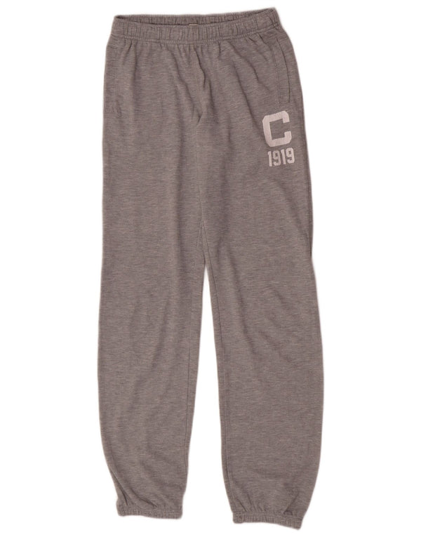 Pantaloni da tuta con grafica Champion da ragazzo, pantaloni da jogging, 13-14 anni, XL, cotone grigio