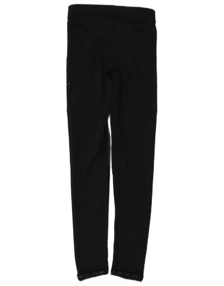 Leggings grafici da donna NIKE UK 4 XS neri