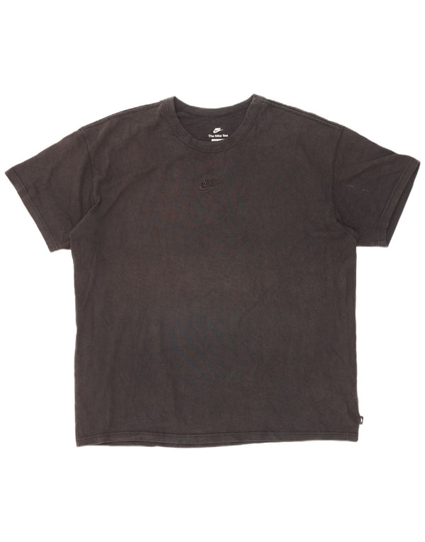 T-shirt Nike da uomo dal taglio ampio, XL, in cotone nero