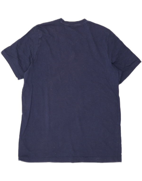 T-shirt da uomo Adidas Top XL blu navy in cotone