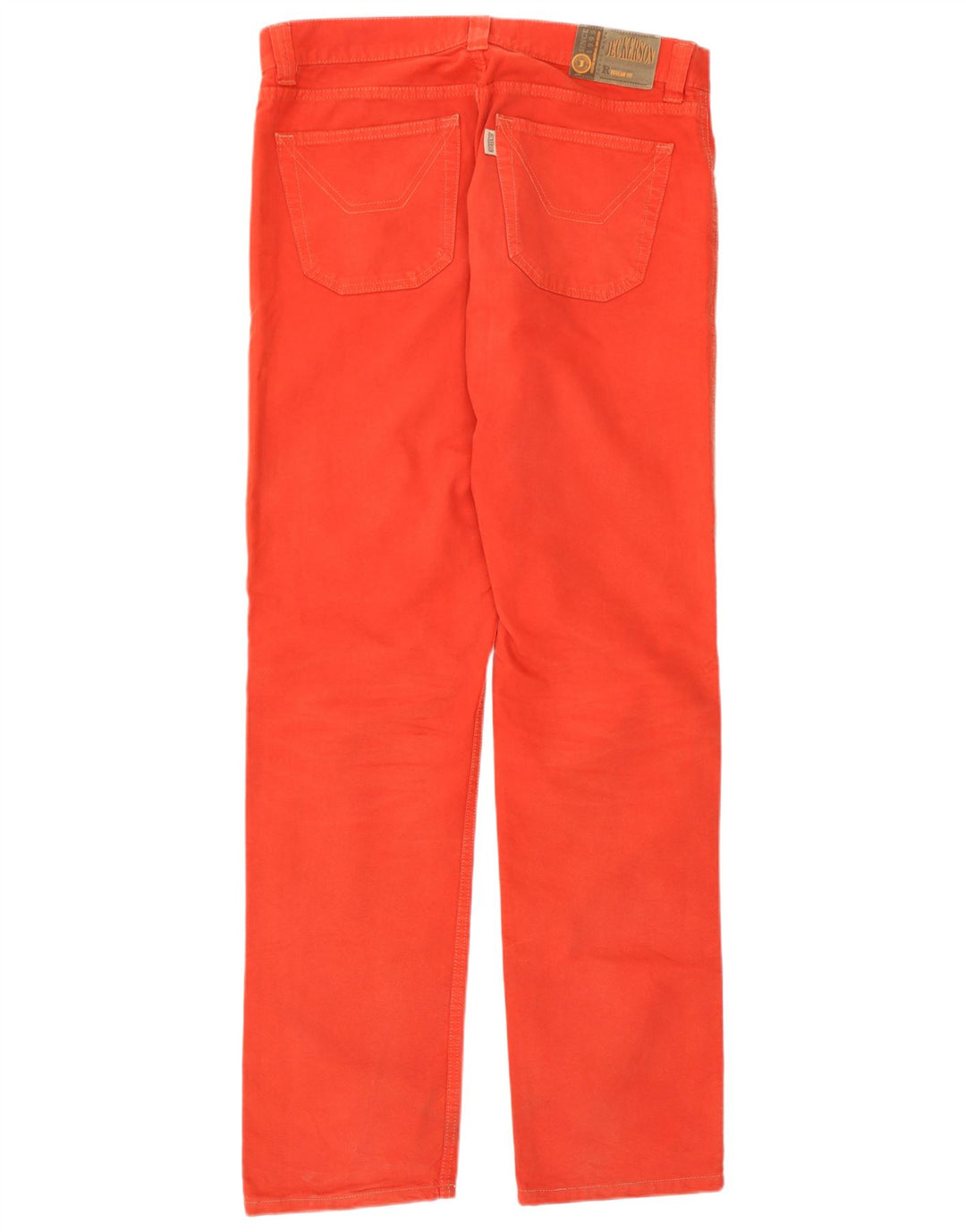 Jeans dritti da uomo vestibilità regolare Jeckerson W36 L33 cotone rosso