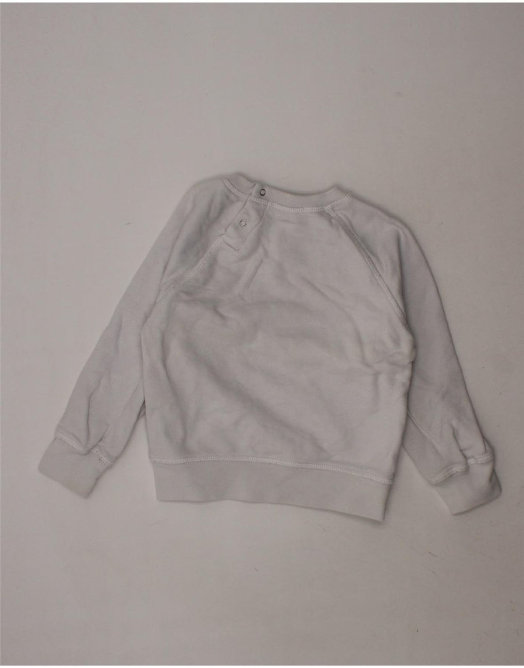 DSQUARED2 Baby Girls Graphic Sweatshirt Jumper 18-24 Months White Vintage Dsquared2 and Second-Hand Dsquared2 from Messina Hembry 