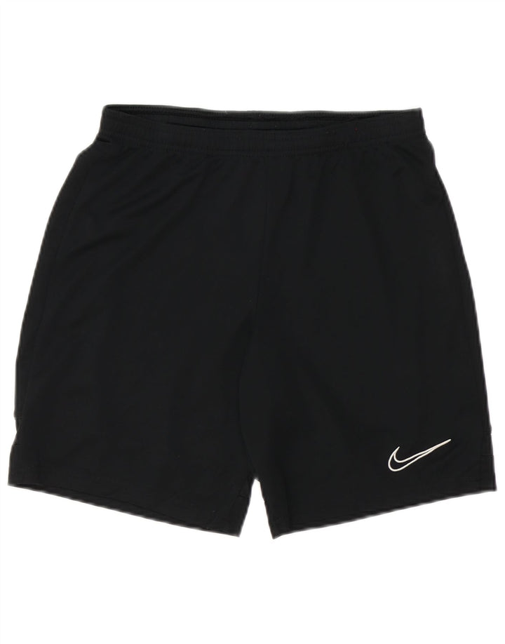 Pantaloncini sportivi Nike Dri Fit da uomo piccoli in poliestere nero