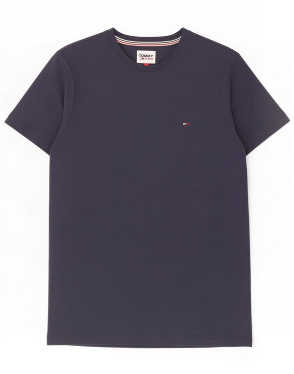 T-shirt da uomo Tommy Hilfiger Top in cotone blu navy medio
