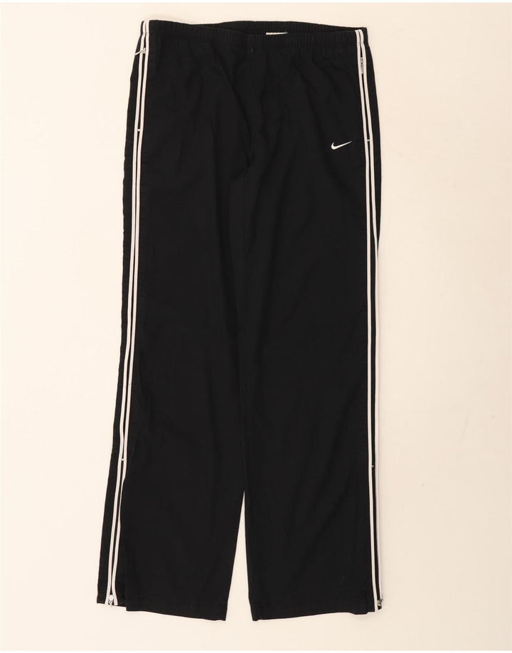 Pantaloni della tuta da donna Nike UK 8/10 Small Nero Poliestere